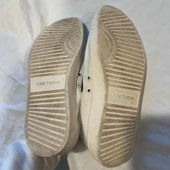 Tretorn Men's Sneakers in White and Navy - Picture 4 of 5